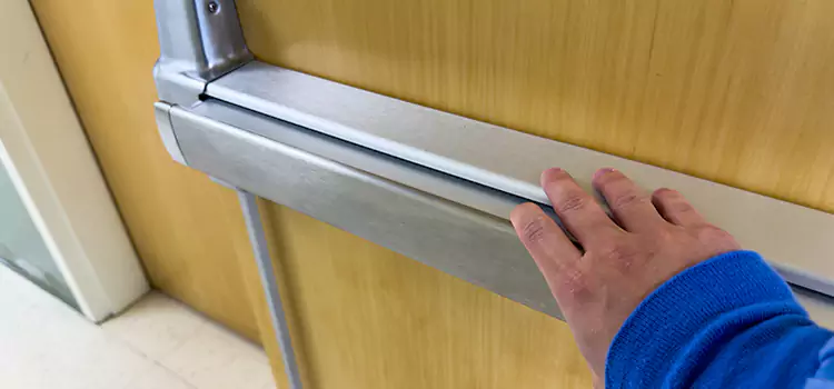 Installing a Push Bar on a Door Ames